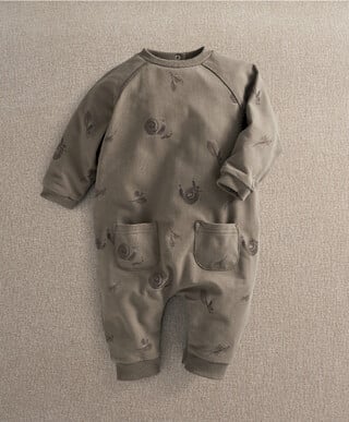 Mamas & Papas Snail Print Romper
