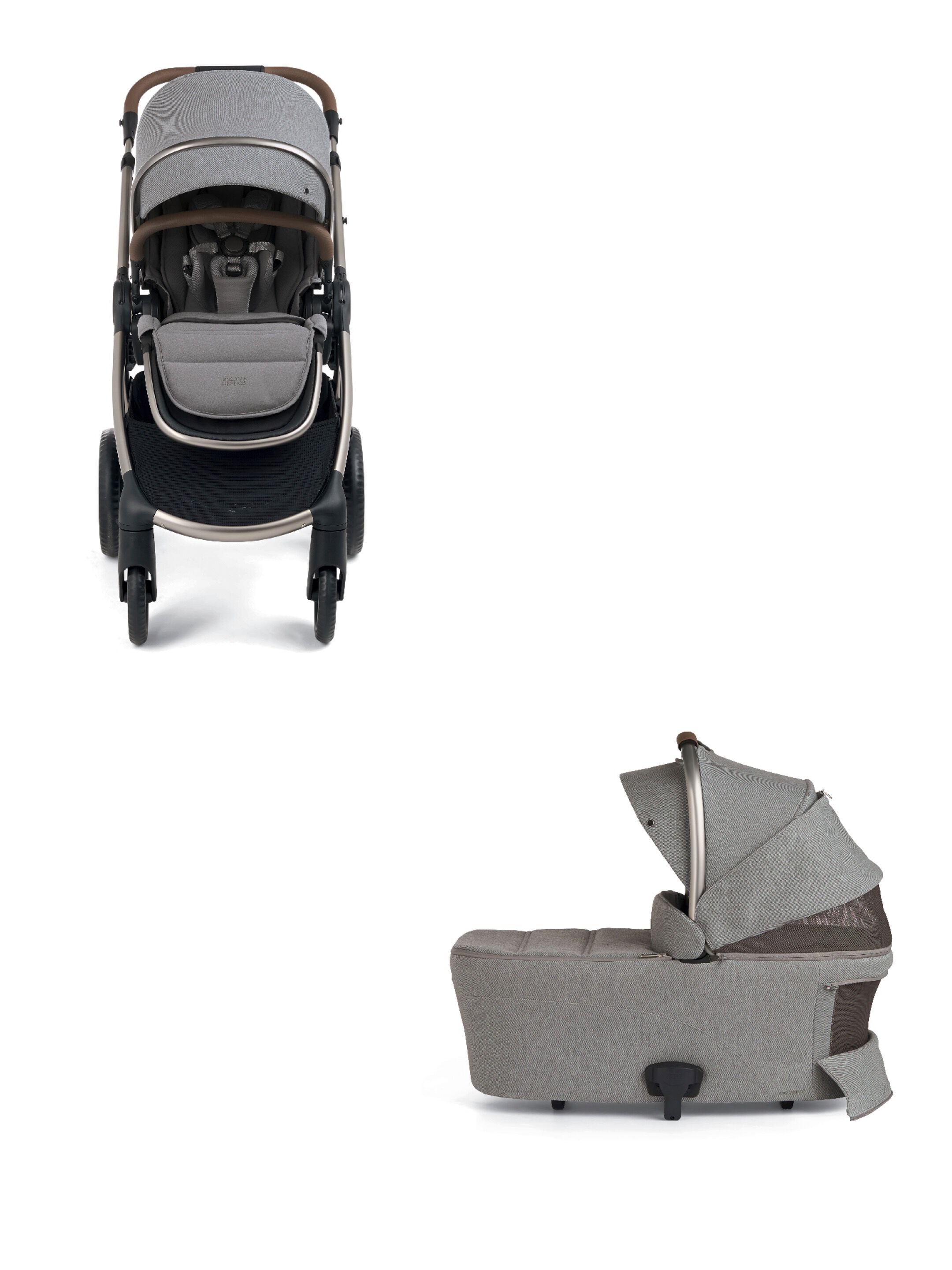 Ocarro 2 Pushchair Bundle with Carrycot - Eclipse