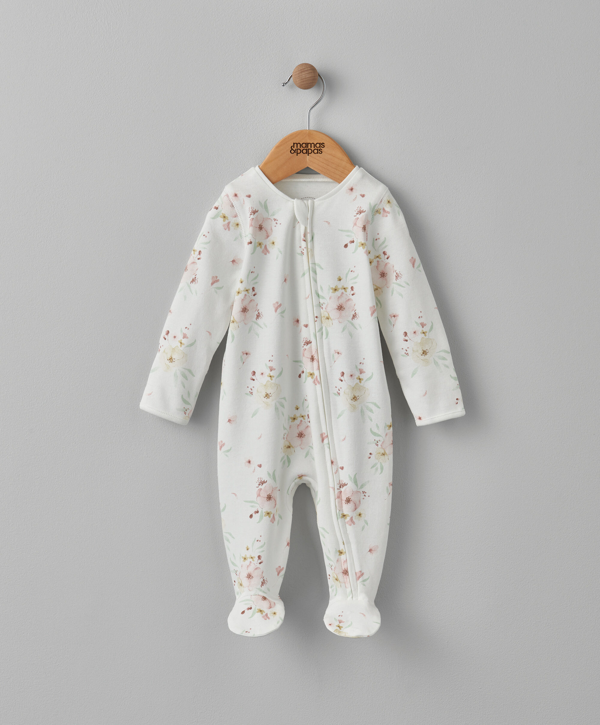 Large Floral Zip All In One image number 1