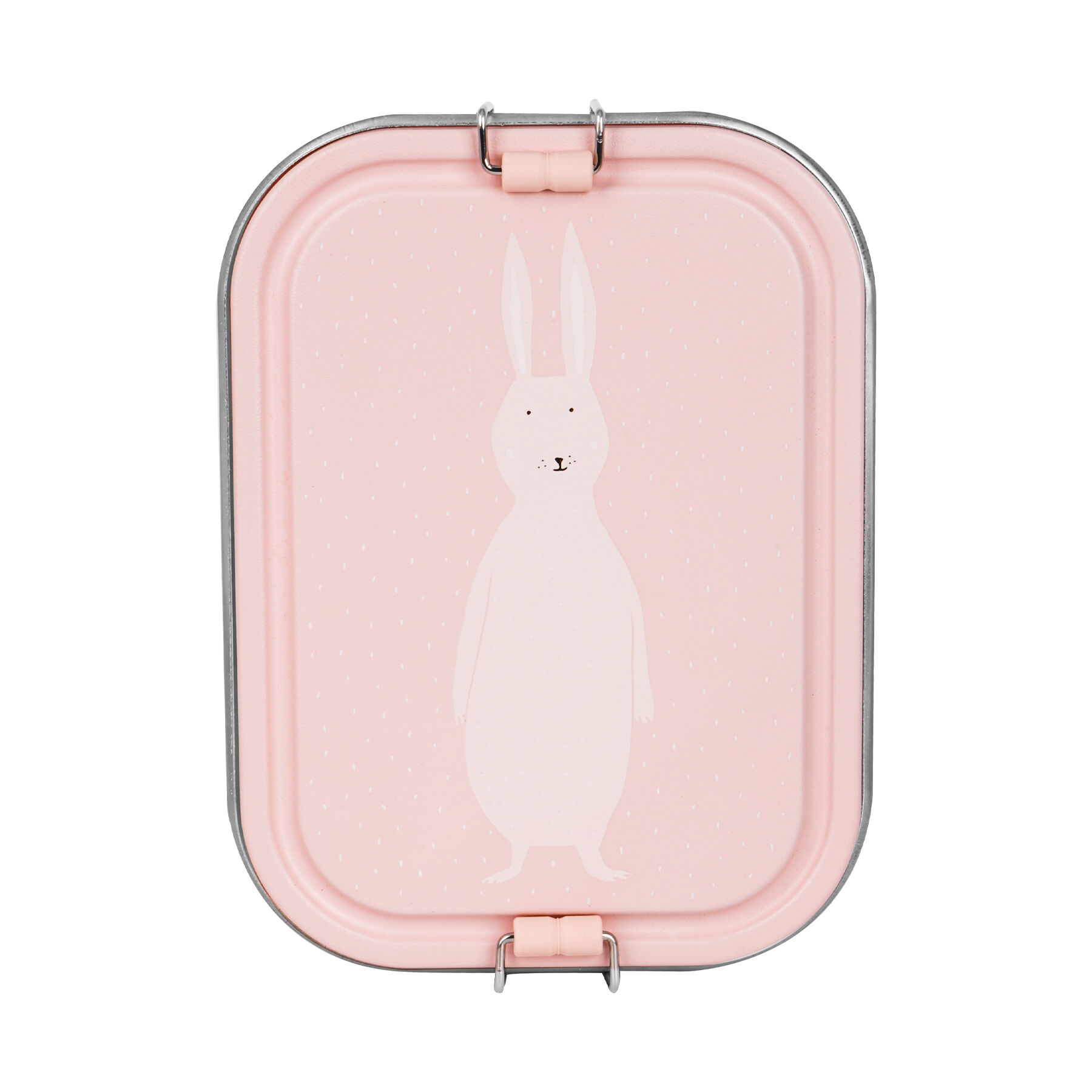 Trixie Lunch Box Large Mrs. Rabbit Stainless Steel - Pink image number 2