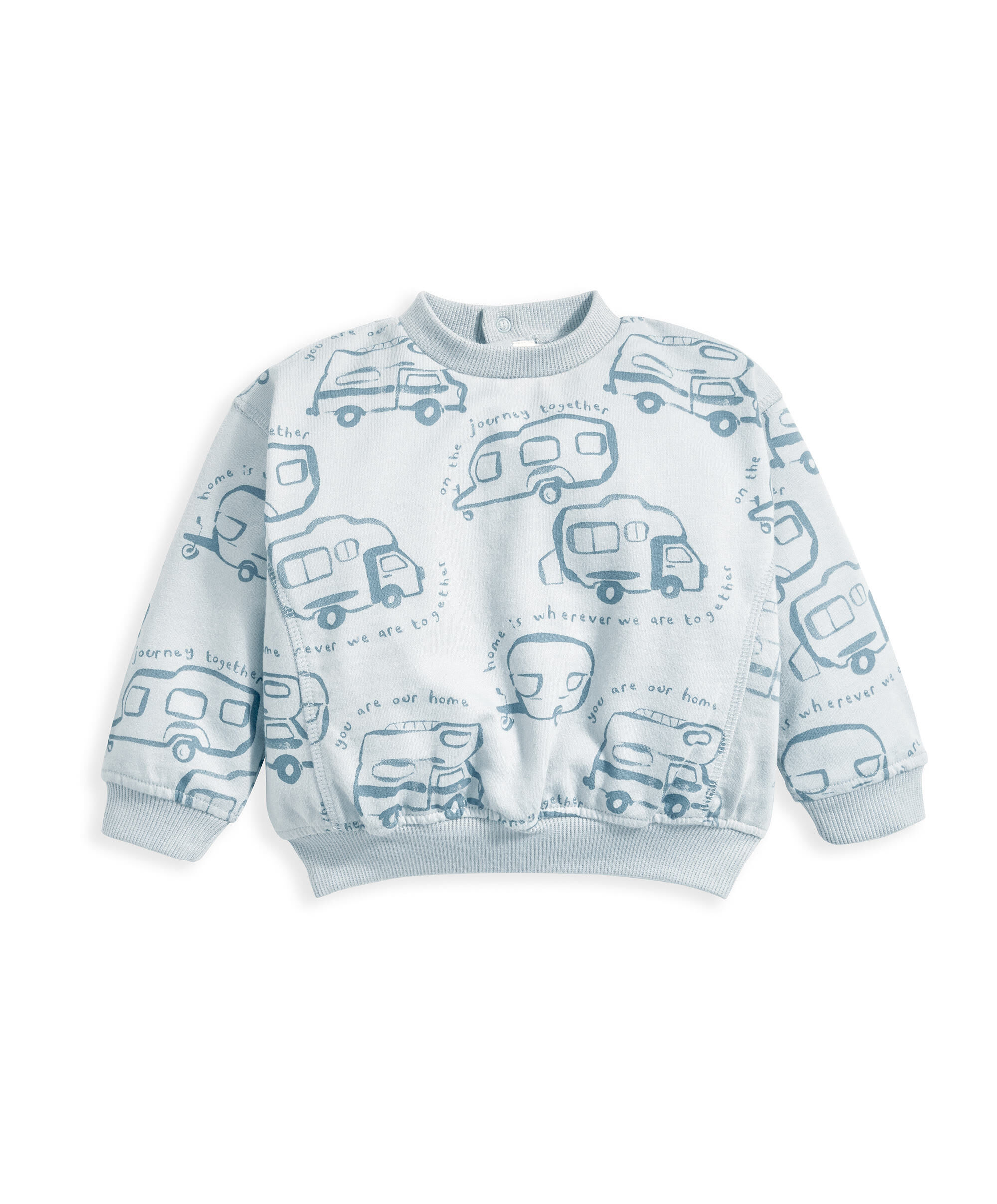 You Are Our Home Sweatshirt - Blue image number 2