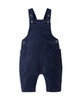Navy Velour Dungarees & Bodysuit image number 1