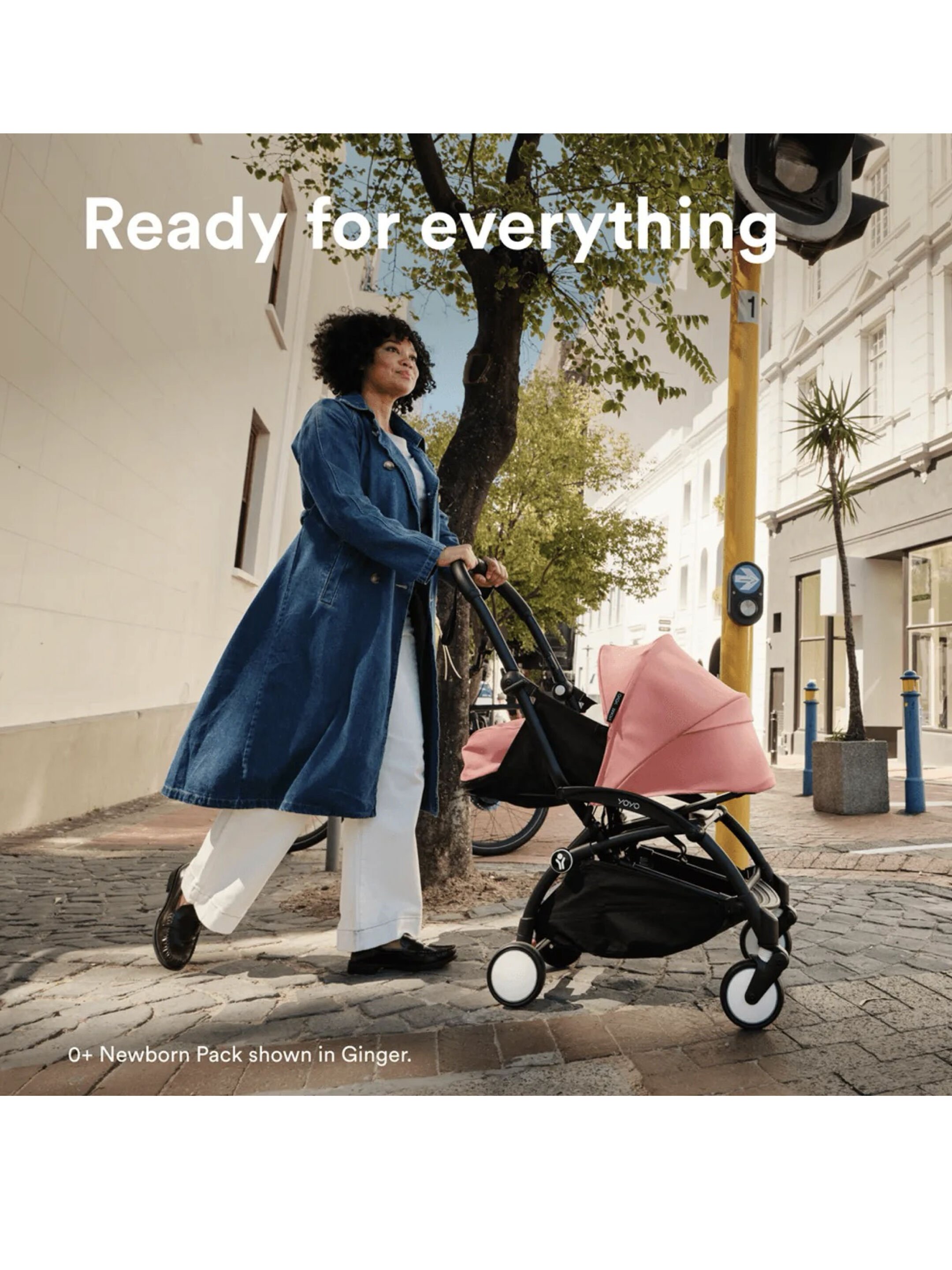 Stokke YOYO3 Full Stroller with Black Frame, 0+ Newborn and 6+ Color Pack - Toffee (3 pieces) image number 6