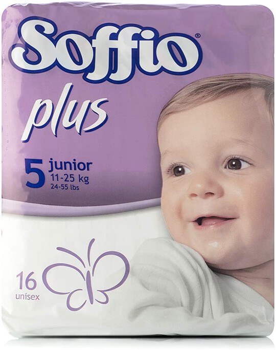 Soffio plus Soft Hug Parmon From 11Kg-25Kg,16 Diapers image number 1