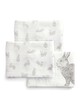 Large Muslin Squares (Pack of 3) - Welcome to the World - 90 x 90cm image number 1