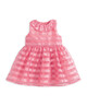 Pink Organza Stripe Dress image number 2