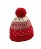 Fairisle Knitted Christmas Hat image number 1