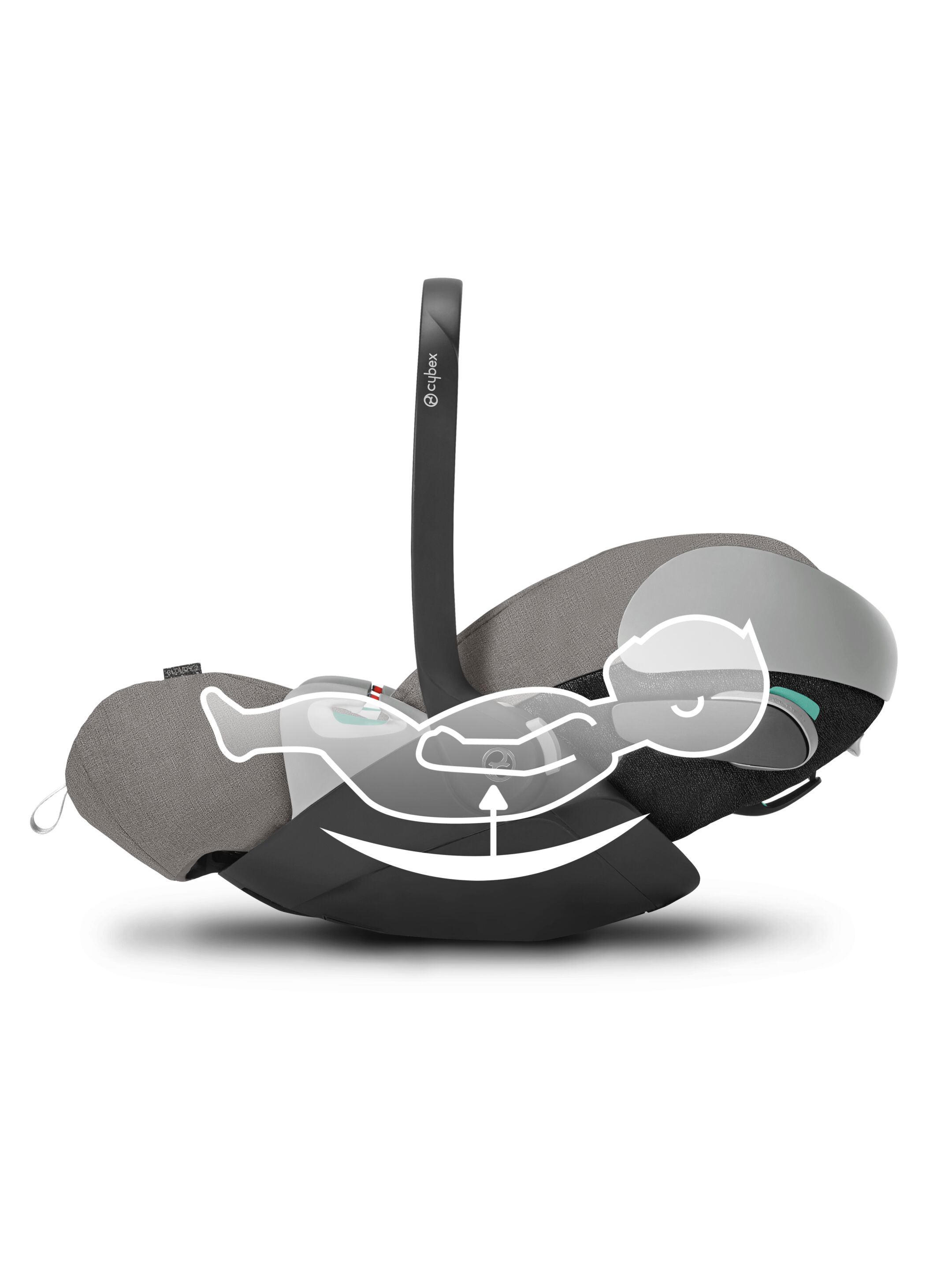 Cybex Cloud Z i-Size Plus Soho Grey Mid Grey image number 3