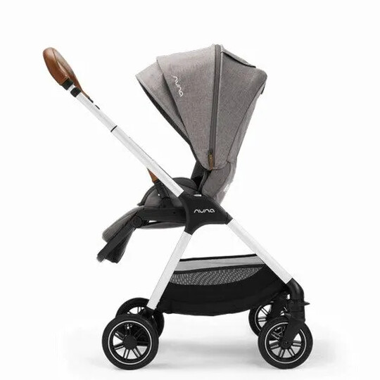 Nuna TRIV Baby Stroller with Rain Cover and Adapter - Chestnut image number 6