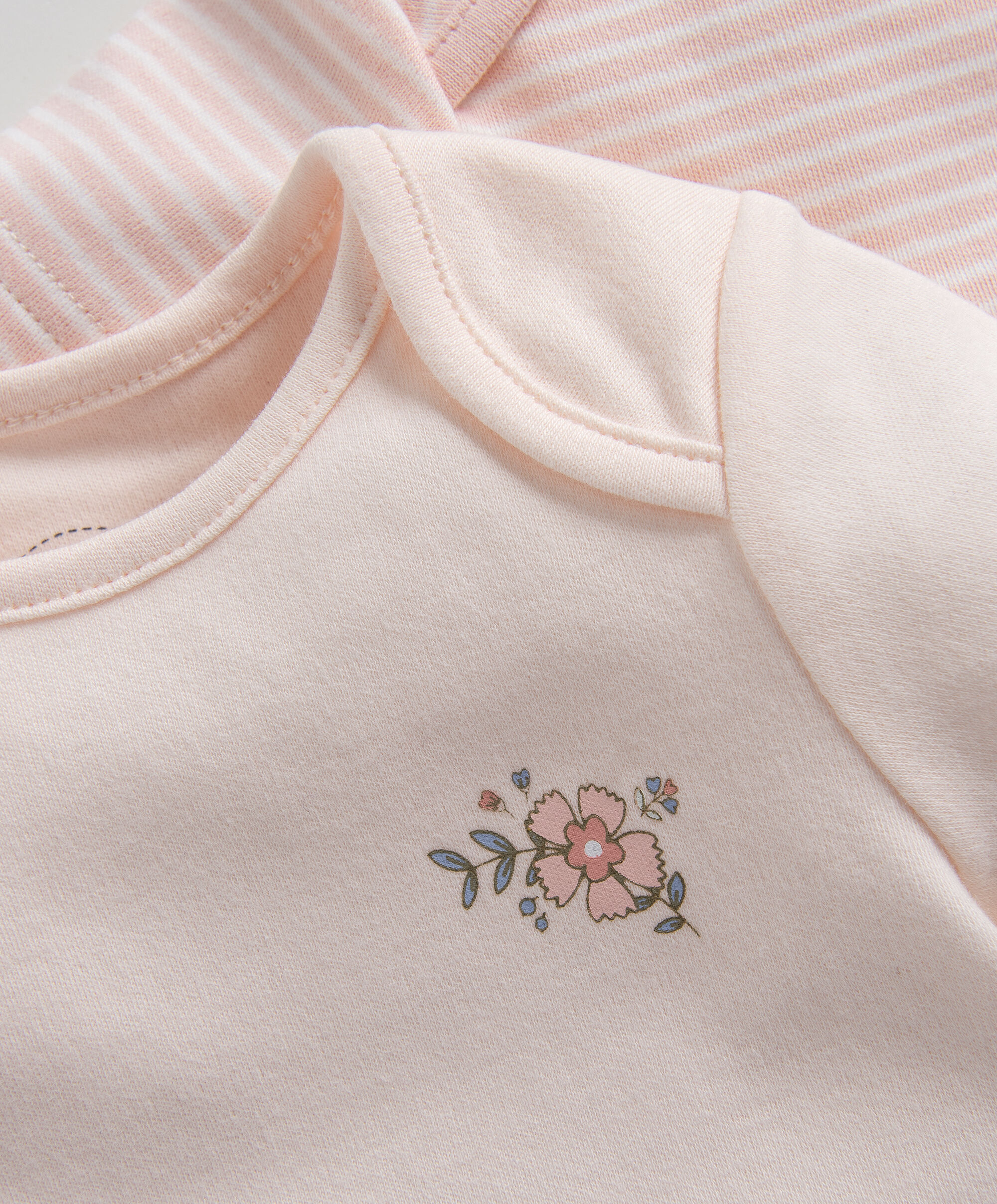 Pink Stripe Pyjamas 2 Pack image number 2