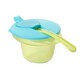 Tommee Tippee Cool and Mash Weaning Bowl with Lid & Spoon - Blue image number 1