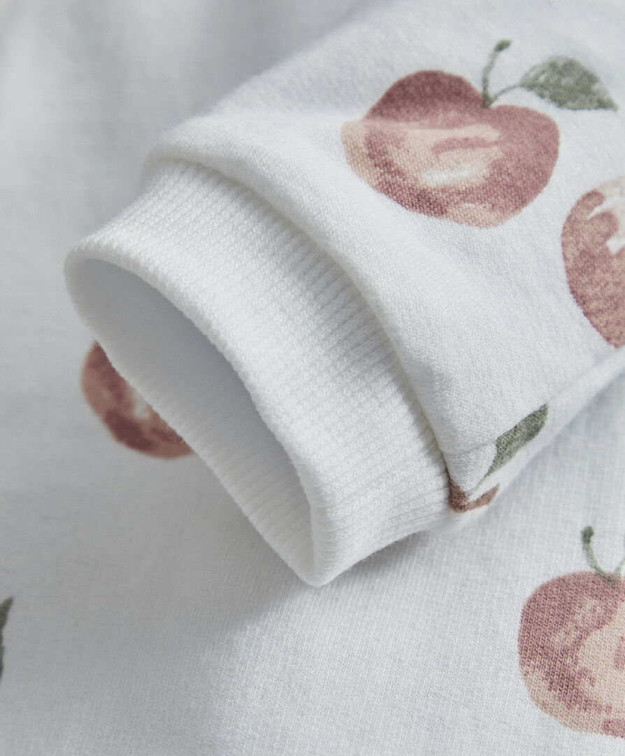 Fruit Print Romper image number 4