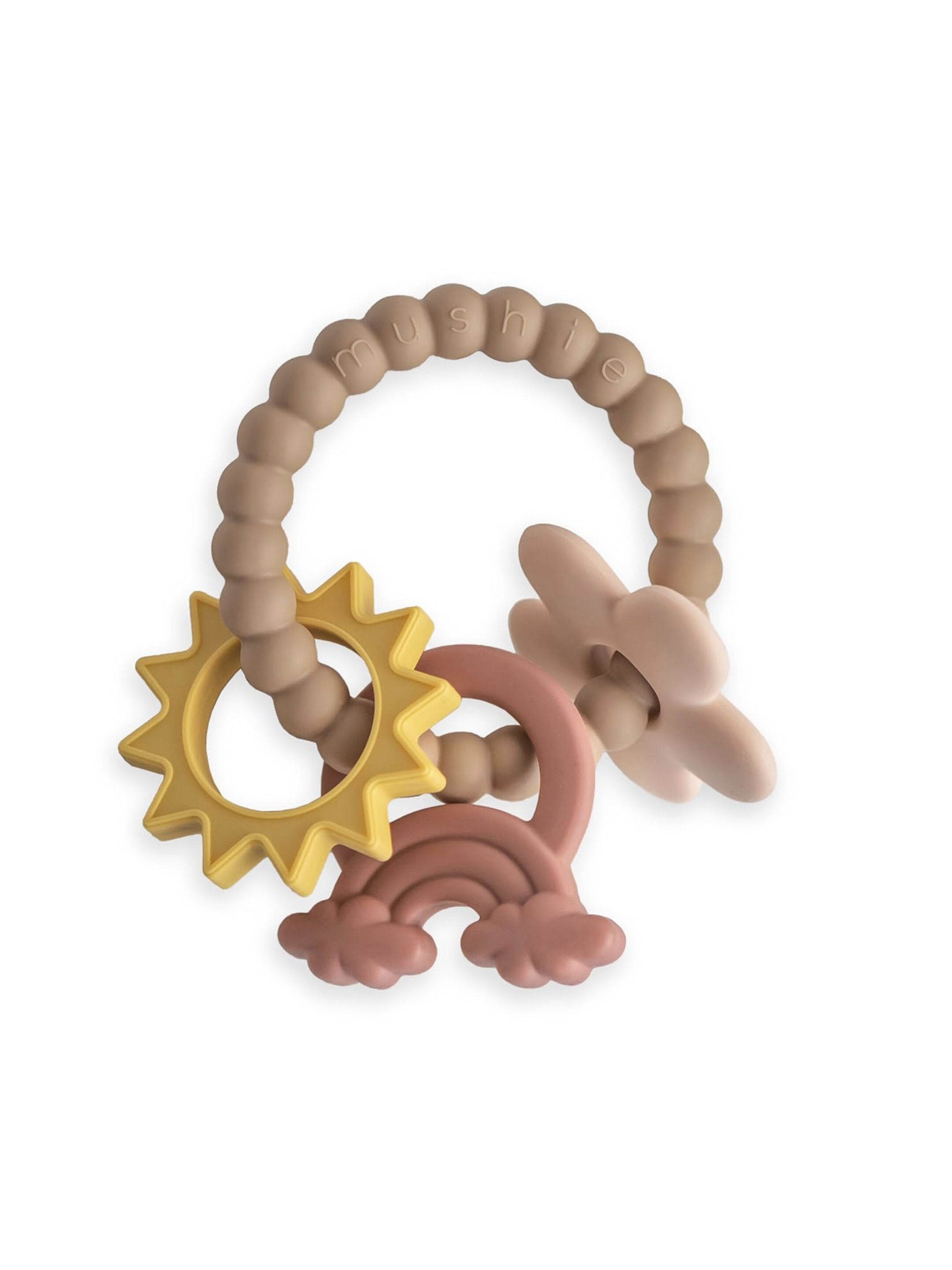 Mushie Nature Teething Ring &nbsp;