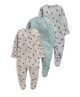 3 Pack Orchard Sleepsuits image number 3