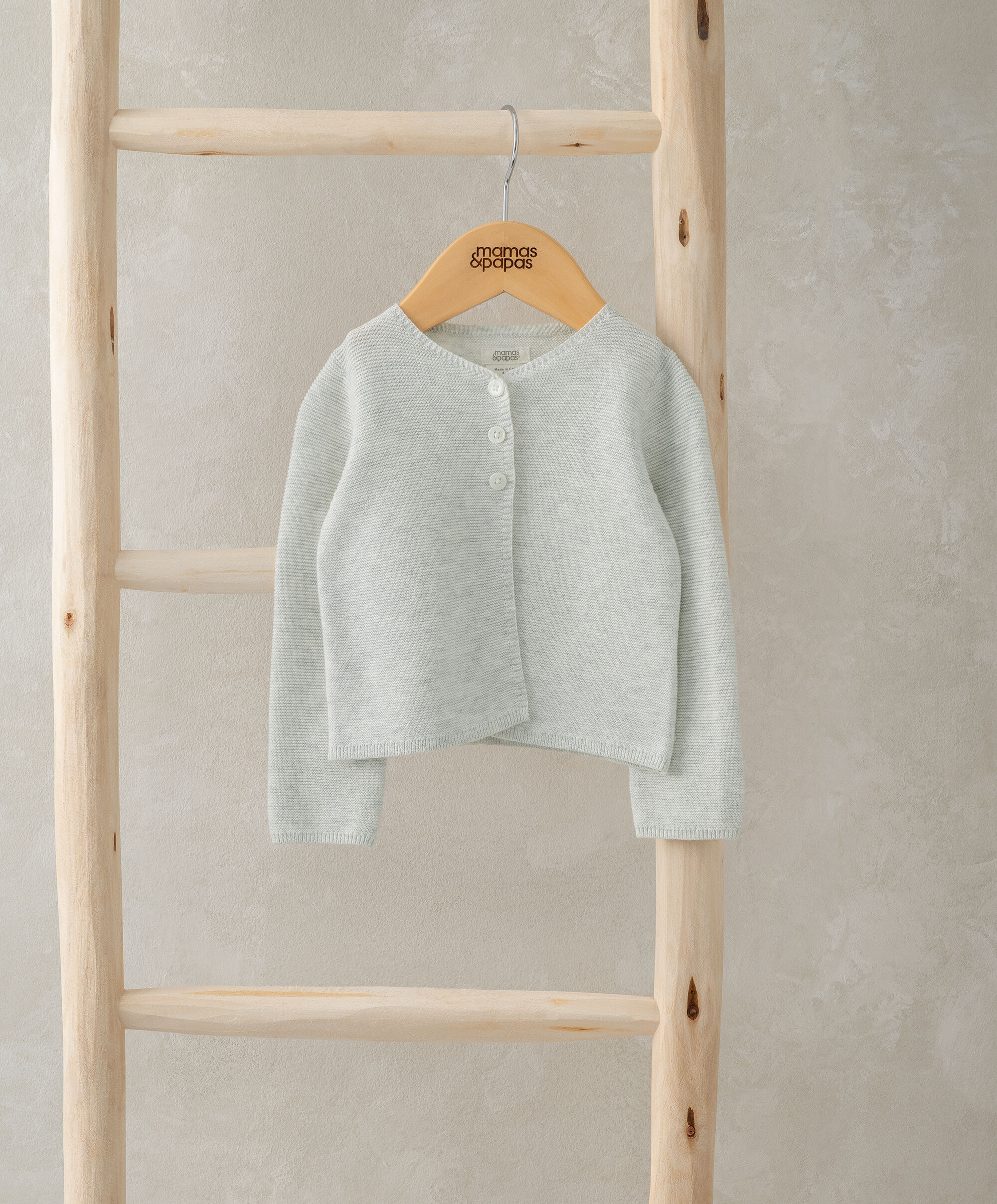 Knitted Cardigan - Grey image number 1