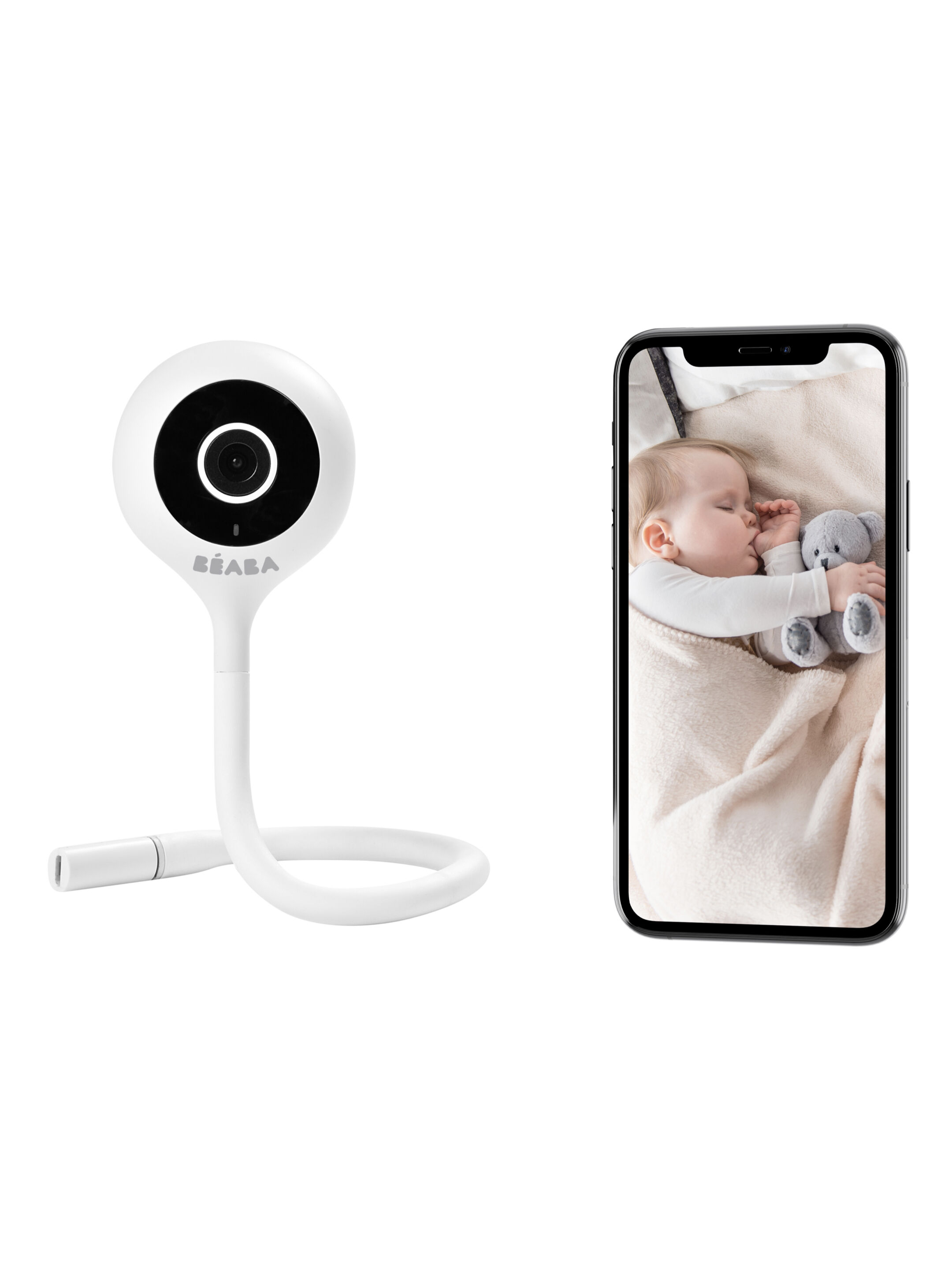 Beaba Video Baby Monitor Zen Connect - White