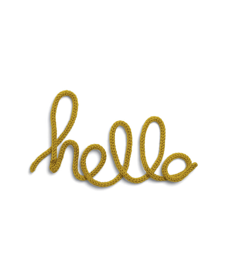 Hello Wall Art