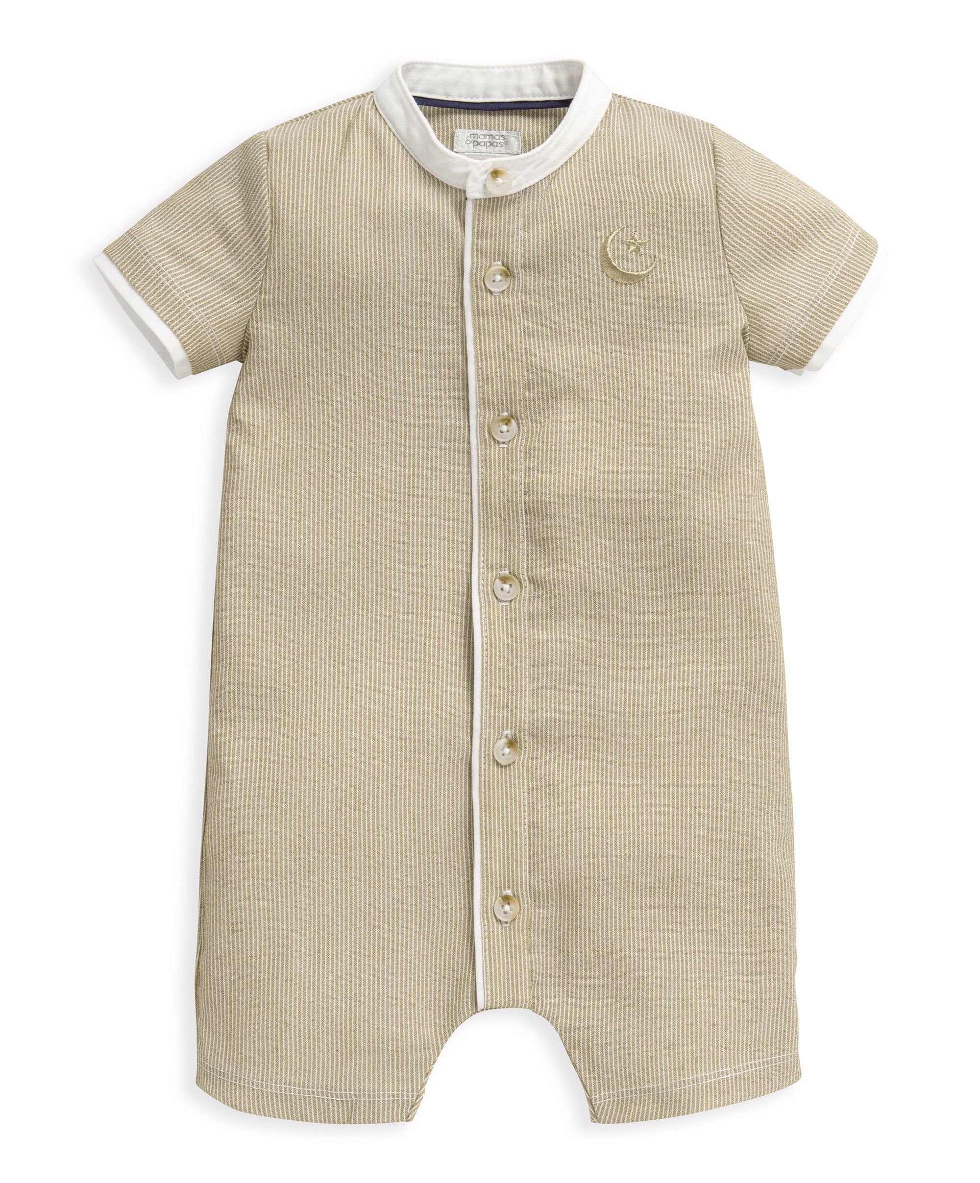 Pinstripe Romper image number 1