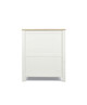 Harwell 4 Piece Cotbed with Dresser Changer, Wardrobe, and Essential Pocket Spring Mattress Set- White image number 10