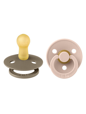 Bibs Colour 2 Pack S2 - Dark Oak/Blush (6+ months)