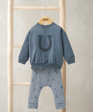 Wild West Top & Leggings Outfit Set