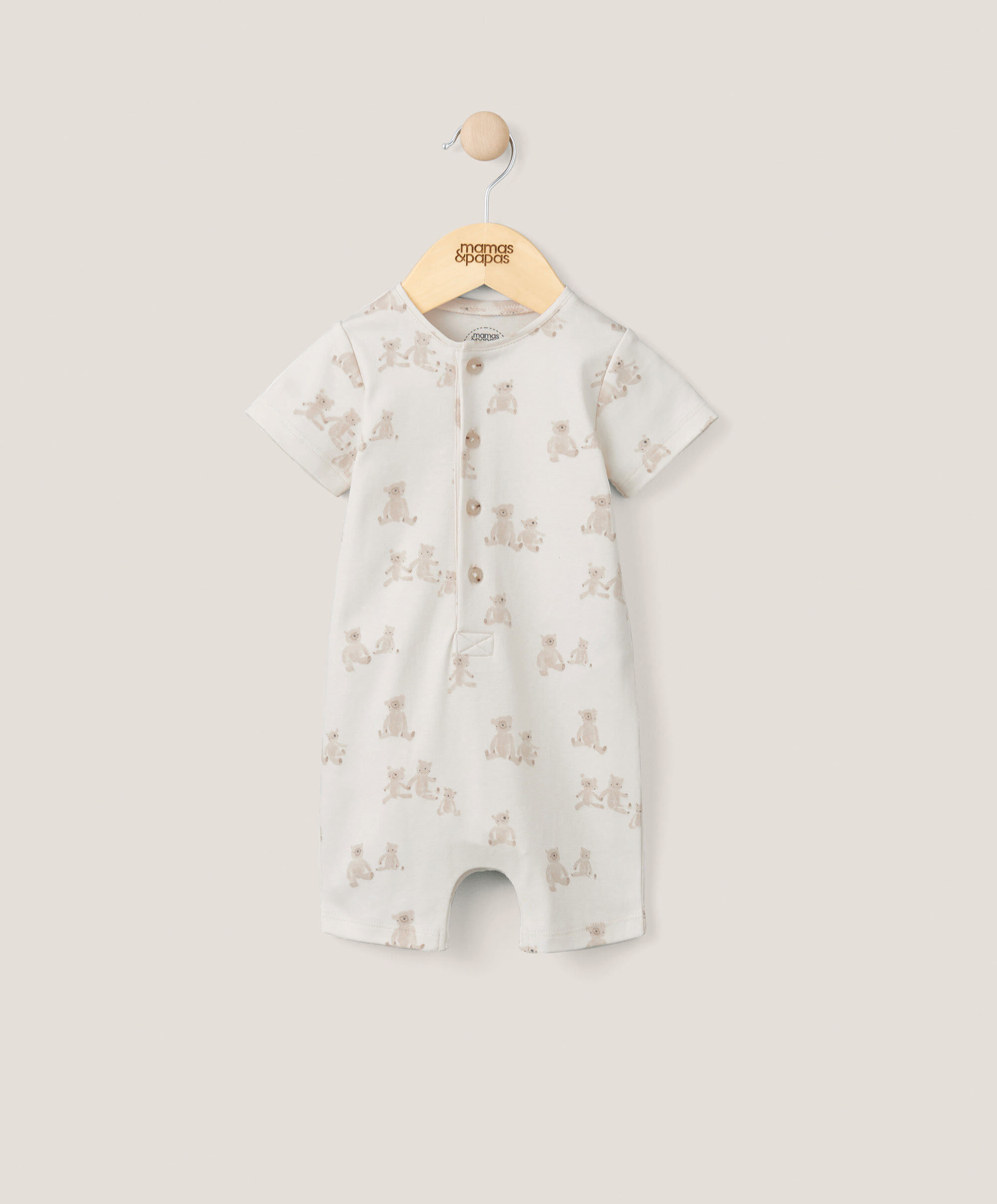 Bear Print Shortie Romper image number 1