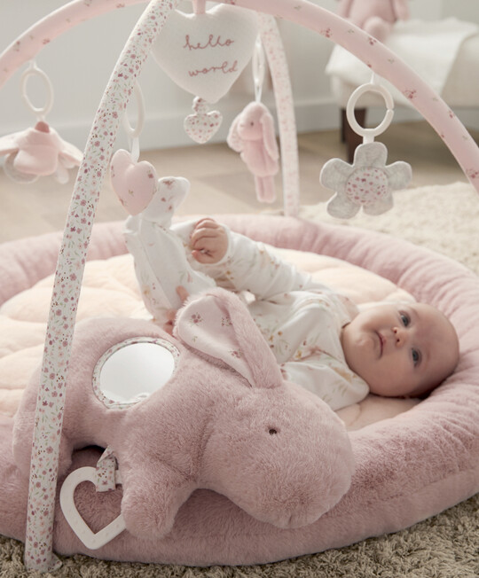 Buy Welcome to the World Bunny Playmat Pink Playmats Gyms