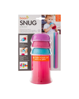 Boon Snug Straw w/Cup - Girl