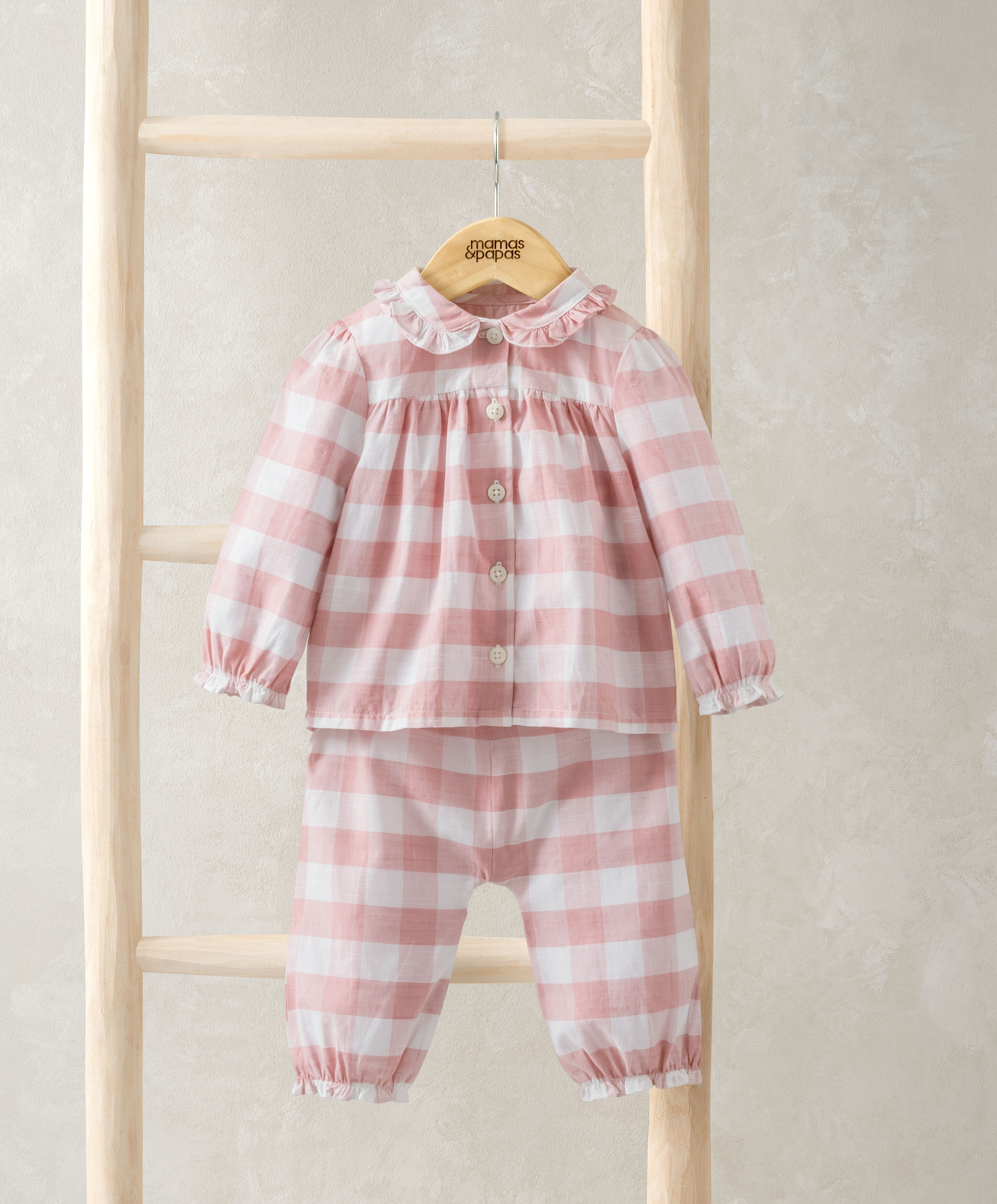 Pink Gingham Pyjamas