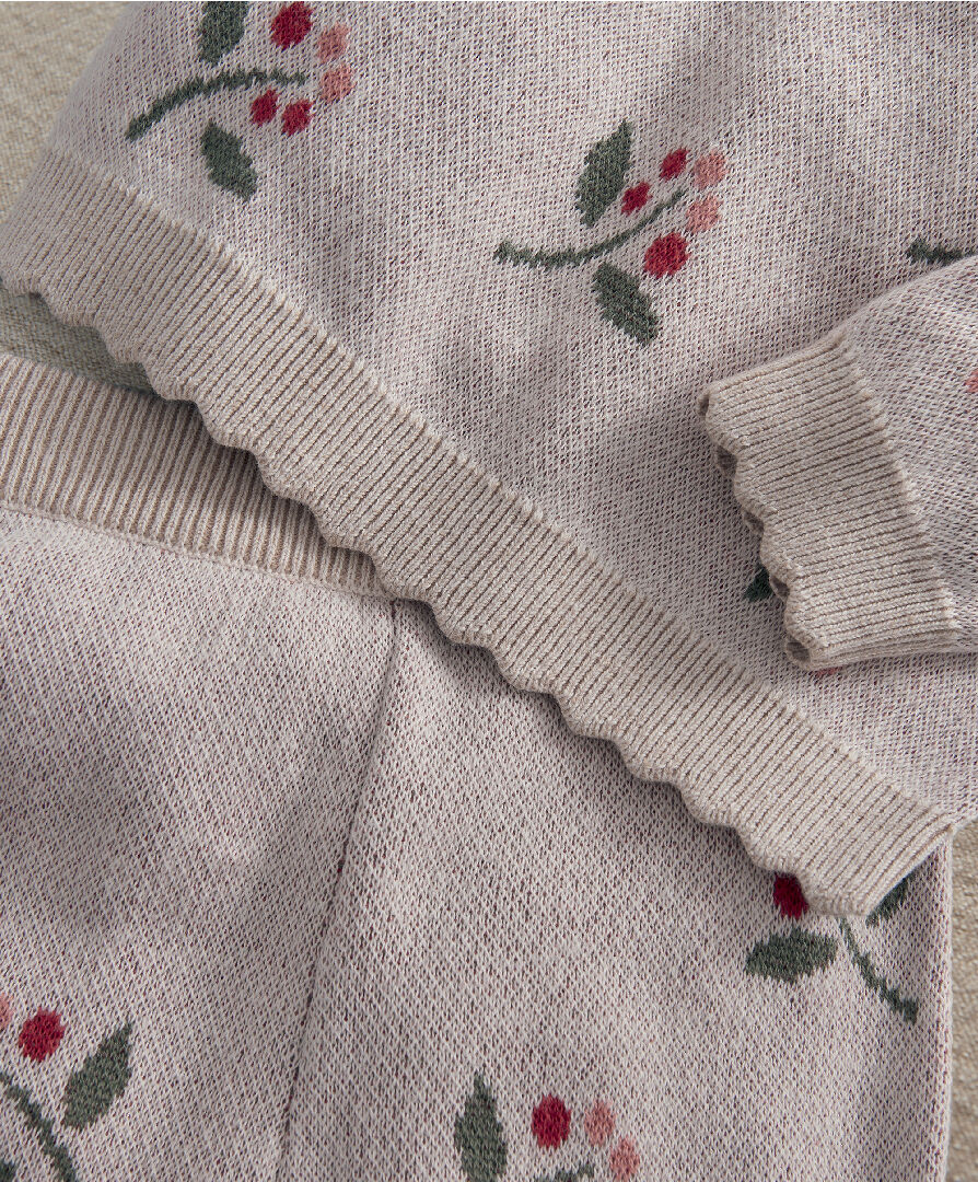2Pc Berry Knit Set image number 3