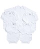 Cotton Long Sleeve Bodysuits 5 Pack image number 3
