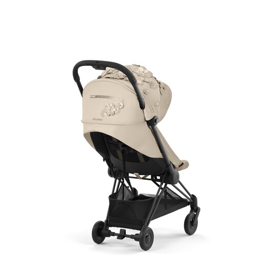 Cybex Coya Simply Flowers - Beige with Matte Black Frame image number 4