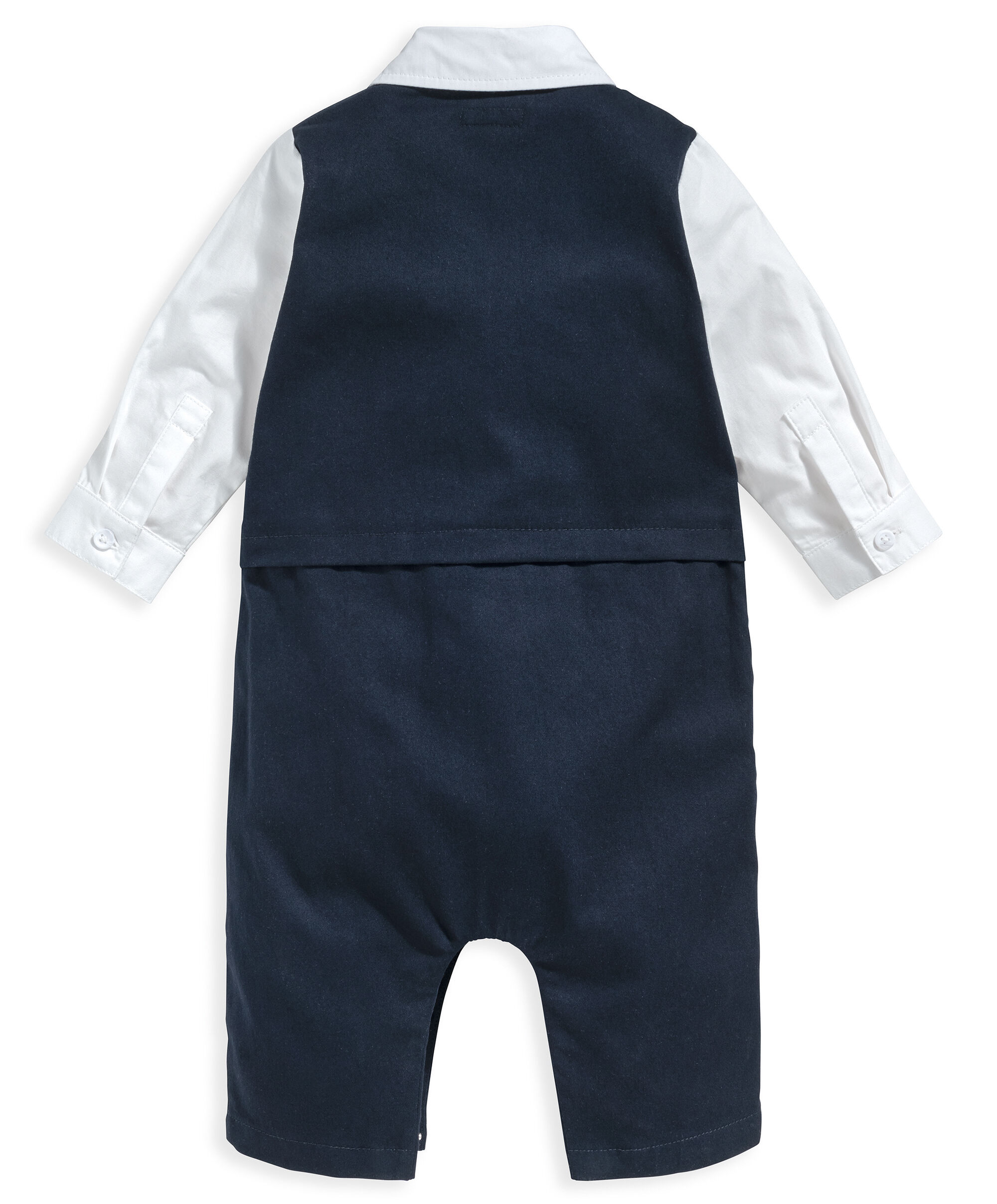 Blue Mock Suit Romper image number 4