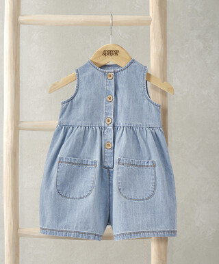Chambray Romper