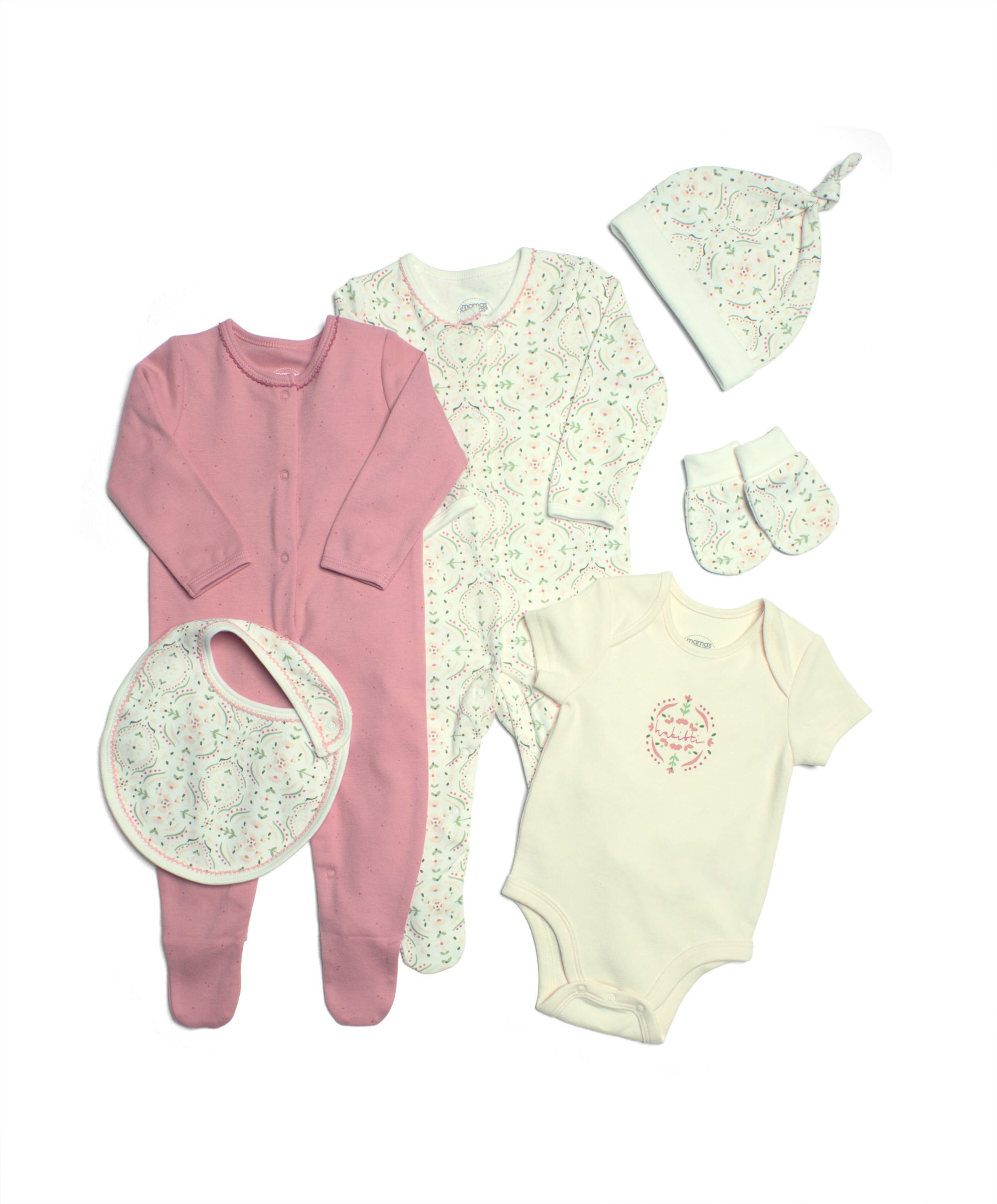 Geo Floral Outfit Set - Set of 6 image number 1
