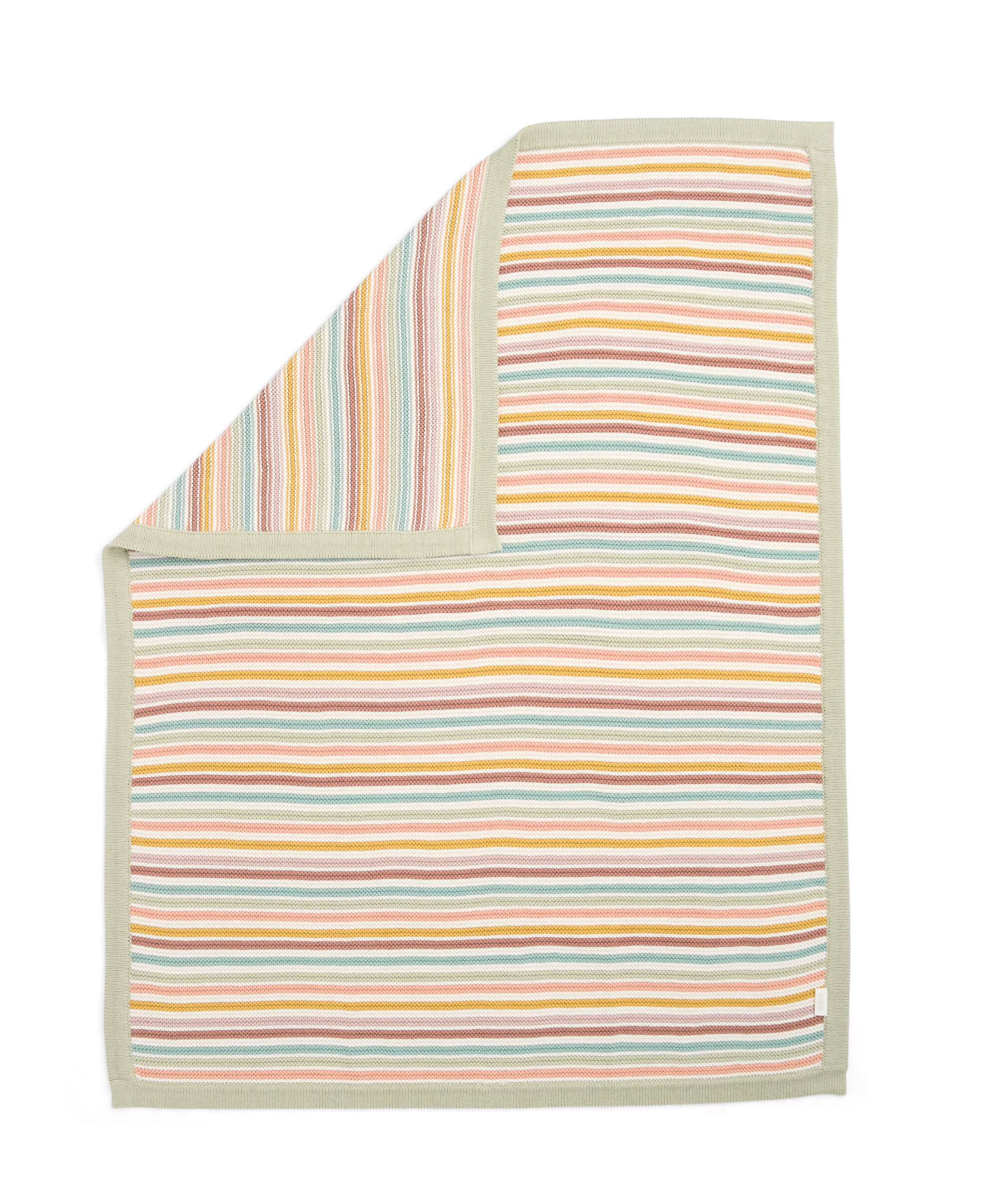 Knitted Blanket - Orchard Mlti Stripe image number 4