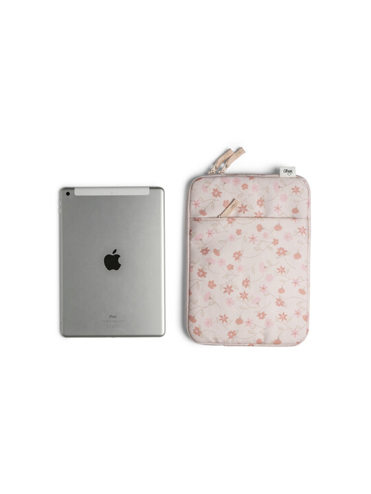 Citron Protective Ipad Sleeve with Zipper Flower image number 5