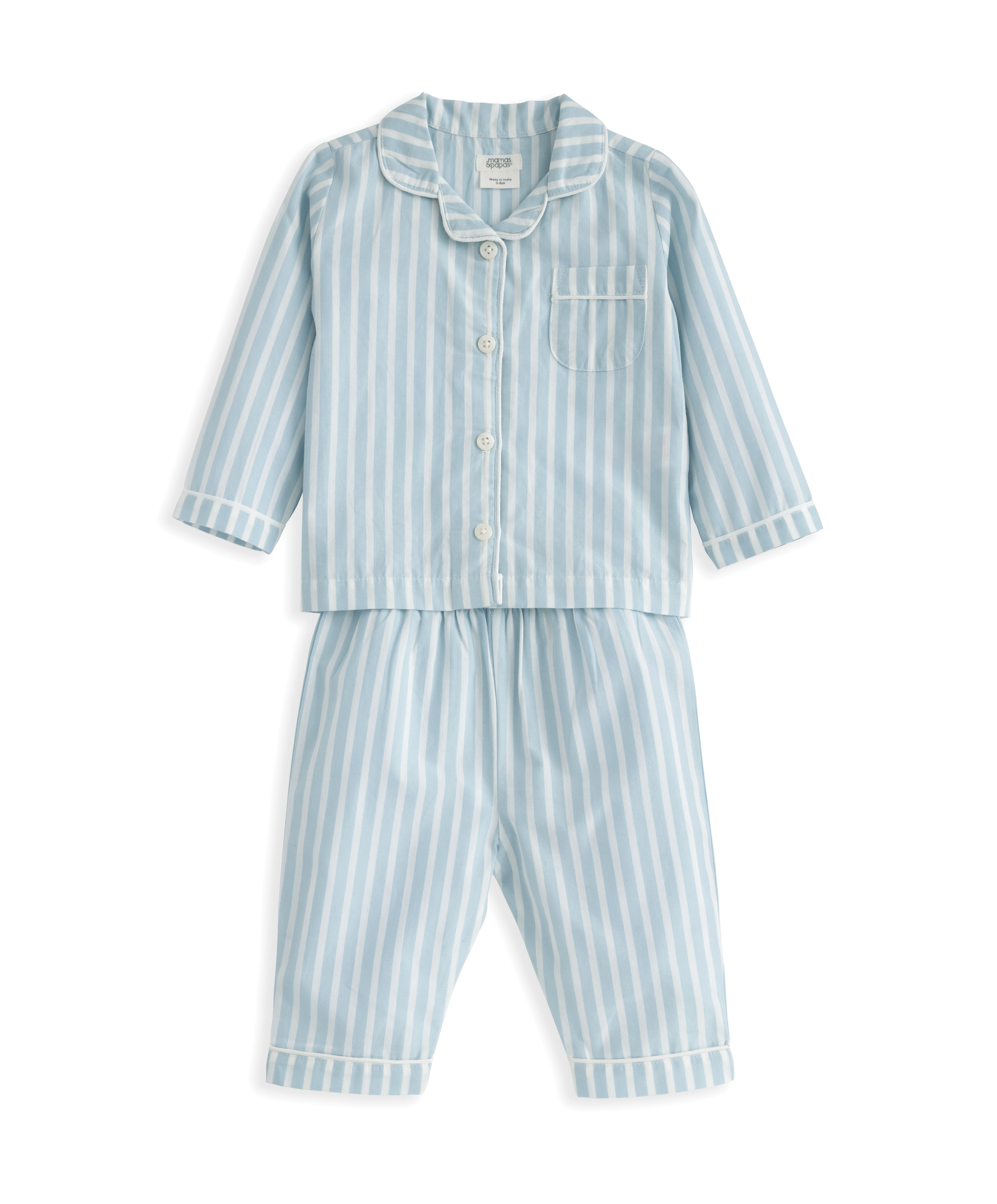 Striped Woven Pyjamas  image number 2