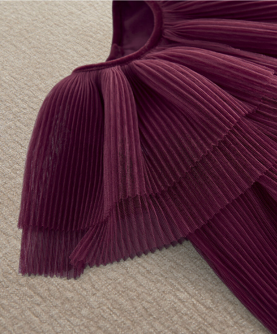 Pleated Cape Dress image number 3