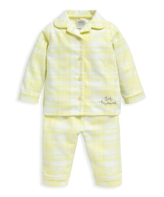 Yellow Check Pyjamas