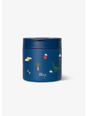 Citron Classic Thermal Food Jar - 350 ml - Dino