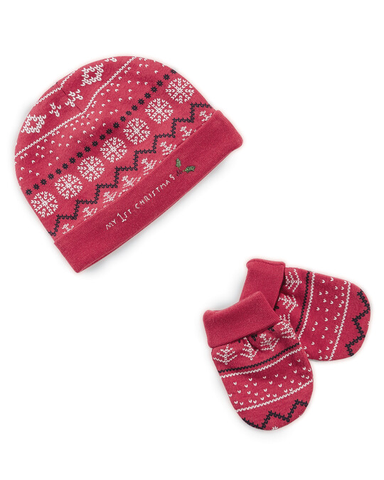 My 1st Christmas Hat & Mitts image number 1