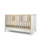Harwell 4 Piece Cotbed with Dresser Changer, Wardrobe, and Essential Pocket Spring Mattress Set- White image number 8