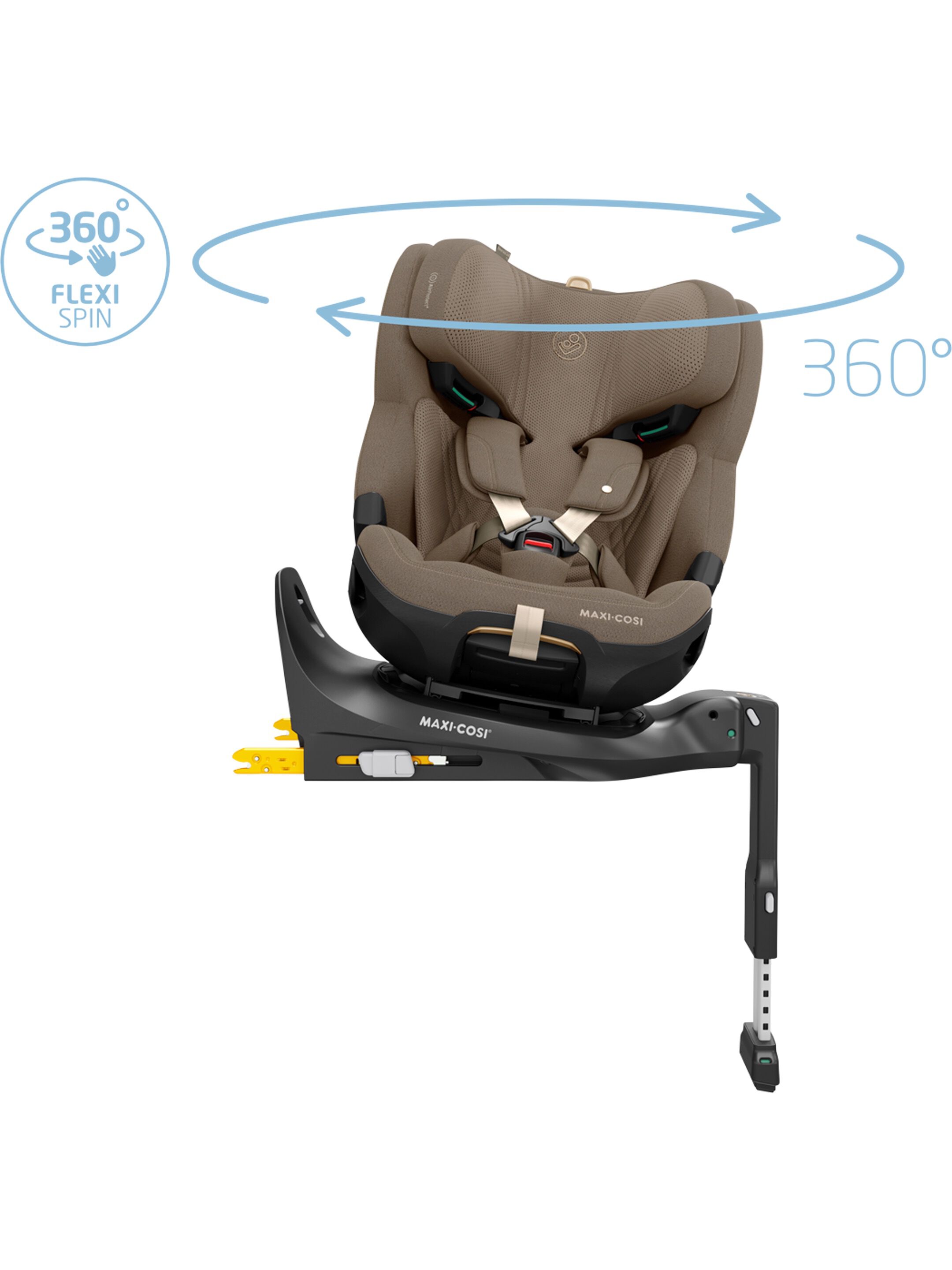 Maxi-Cosi Emerald 360 Pro All-in-One Car Seat - Authentic Truffle image number 3