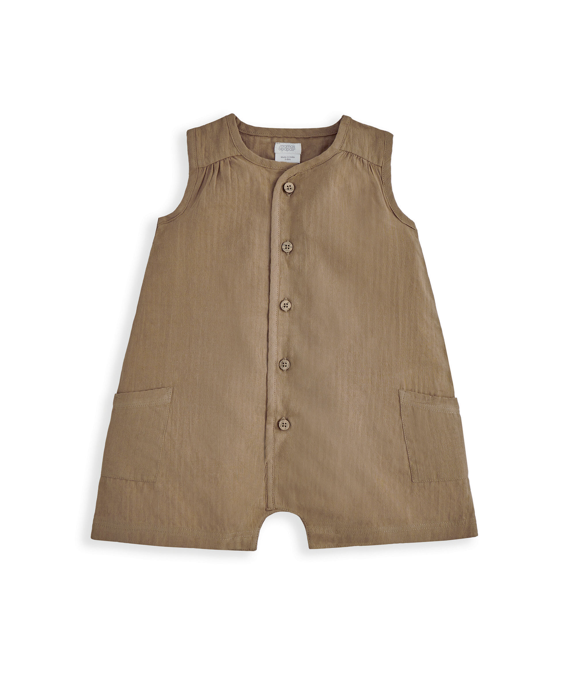 Seersucker Romper image number 2