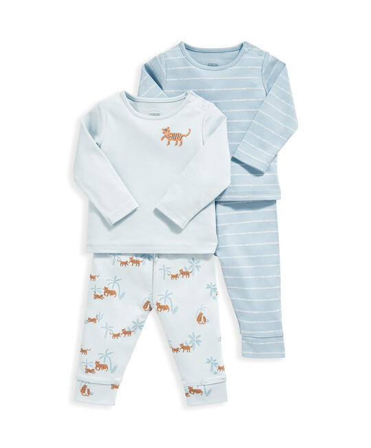 2 Pack Long Sleeve Tiger Pyjamas Set image number 2