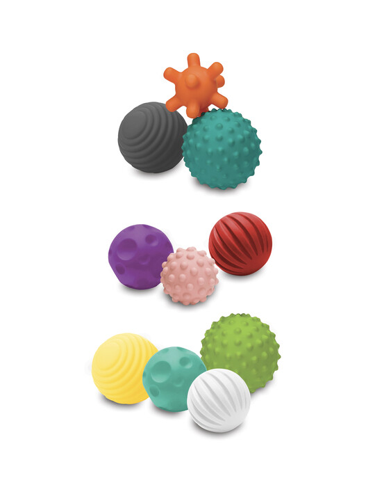 Buy Infantino Textured Multi Ball Set 10 Piece Travel Activity Toys Mamas Papas UAE