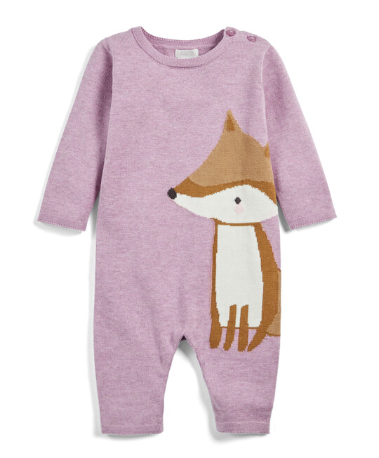 Fox Knitted Romper image number 1