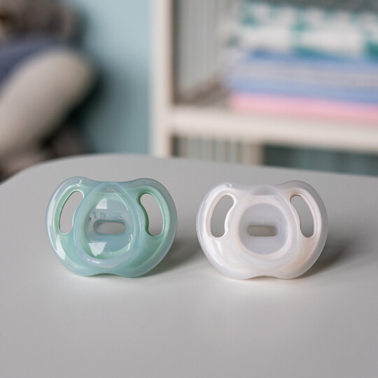 Ultra-light silicone pacifier
