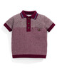 Jacquard Knitted Polo image number 1